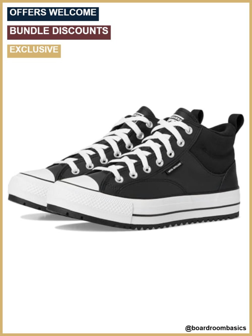 Unisex Chuck Taylor All Star Malden Street Boot Sneaker